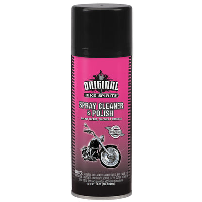 BIKE SPIRITS SPRAY CLEANER & POLISH 14 OZ