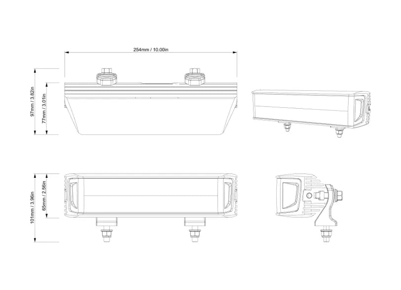 CanAm SMART 10'' (25 cm) LED Light Bar