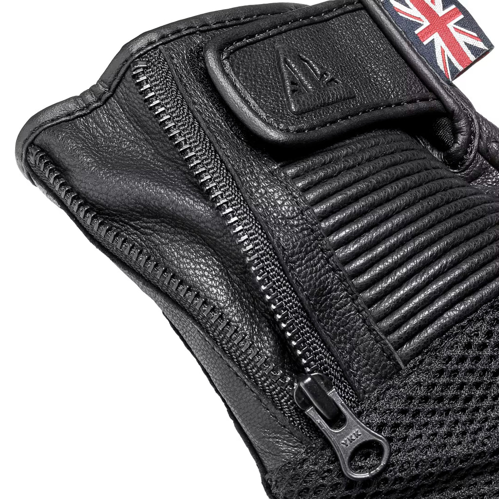 Triumph Raven Mesh Leather Gloves