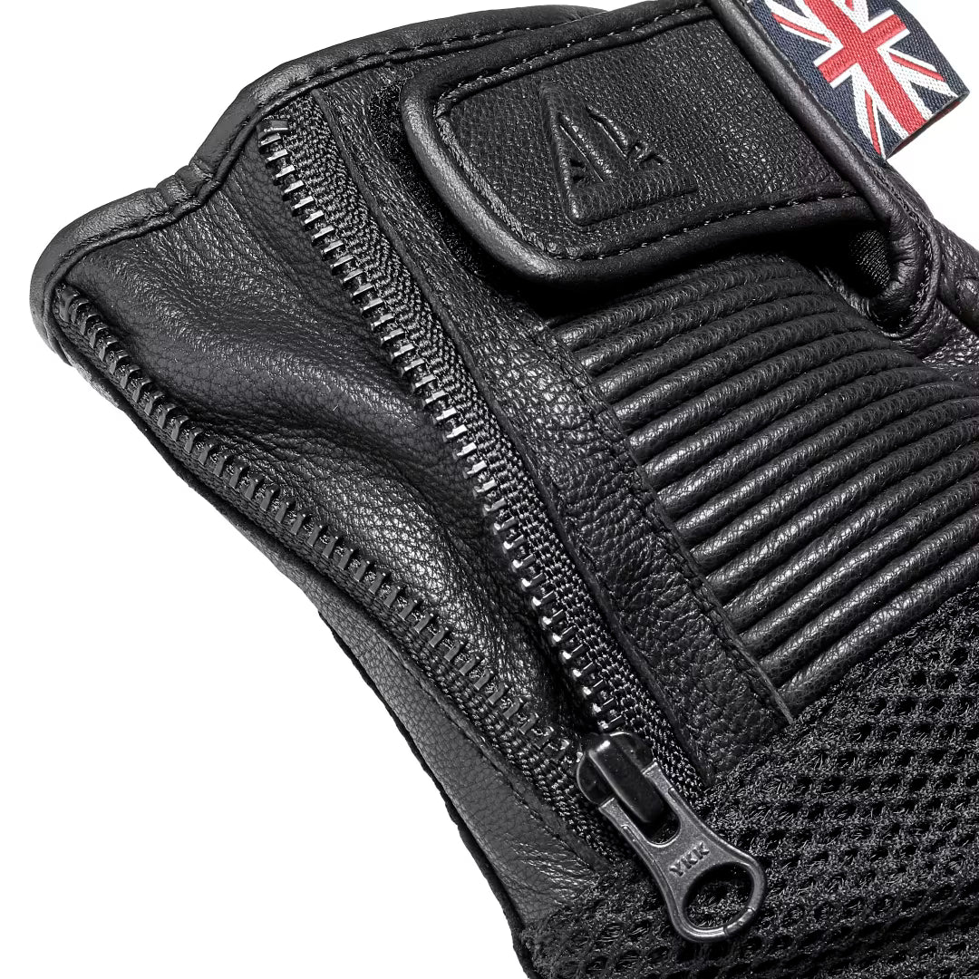 Triumph Raven Mesh Leather Gloves