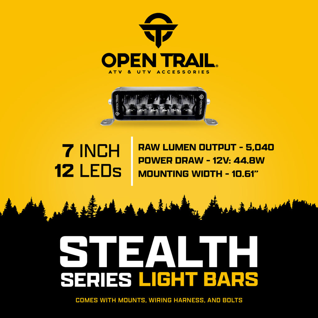 Stealth LED Light Bar 7'' 12-9063
