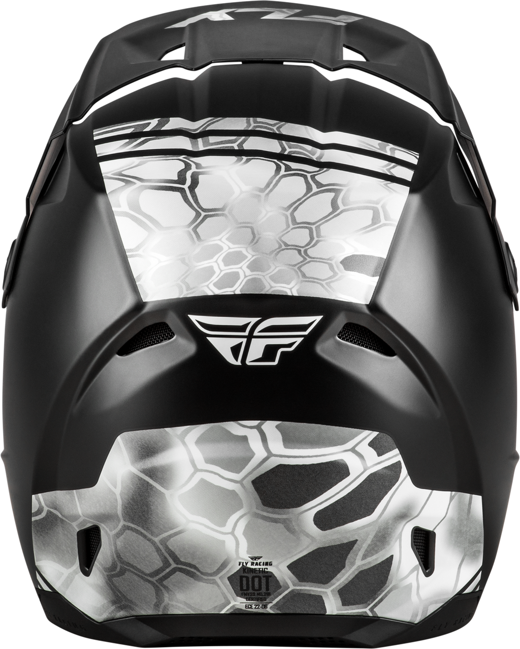 FLY RACING KINETIC VERDICT KRYPTEK HELMET BLACK/GREY 73-8728