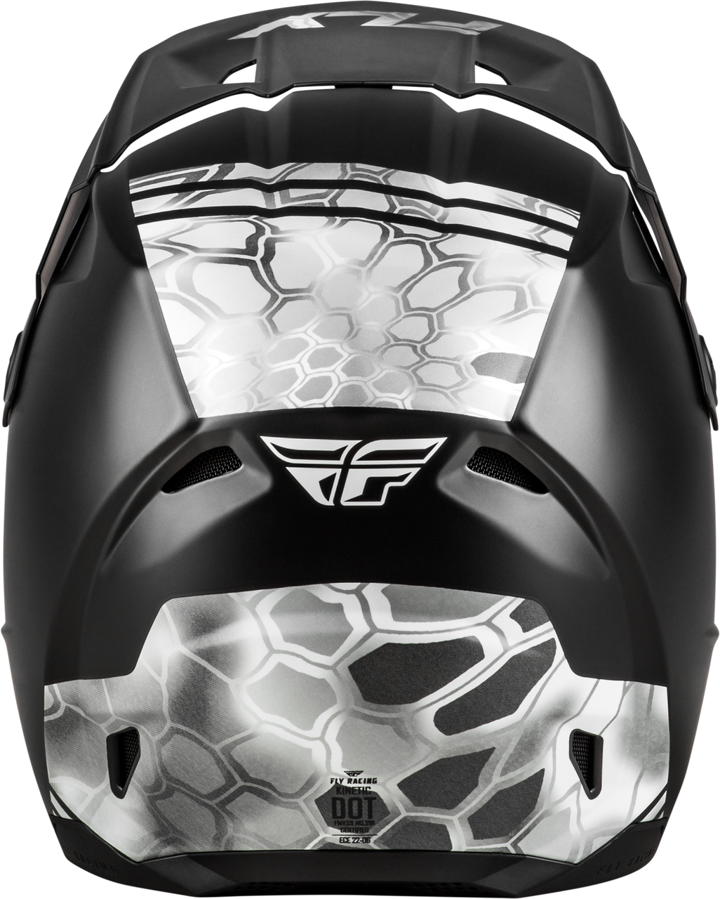 FLY RACING KINETIC VERDICT KRYPTEK HELMET BLACK/GREY 73-8728