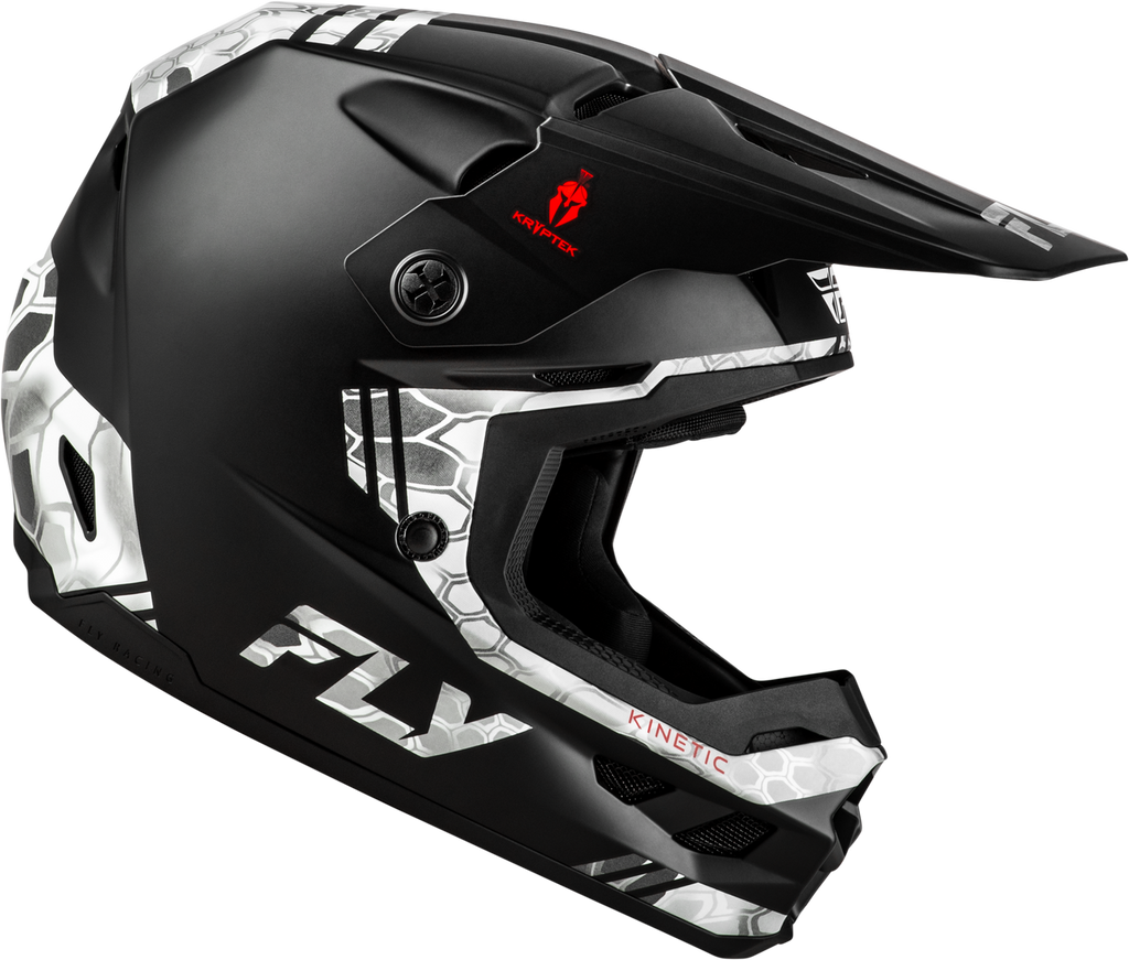 FLY RACING KINETIC VERDICT KRYPTEK HELMET BLACK/GREY 73-8728