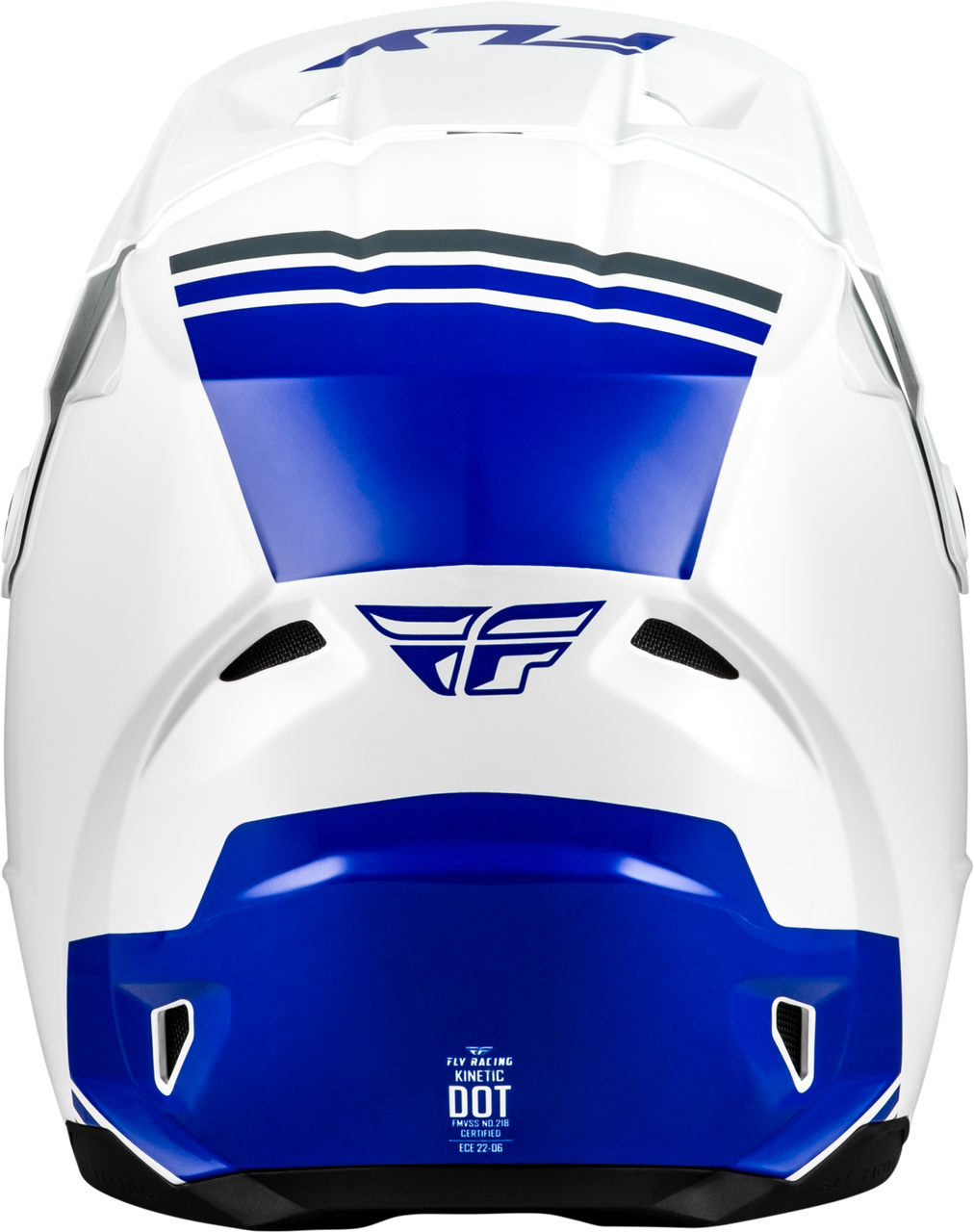 FLY RACING KINETIC VERDICT HELMET WHITE/BLUE/GREY 73-8722